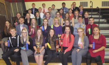 Murray County Central Speech team brings home third place trophy