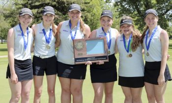 Girls finish at the top at golf section meet