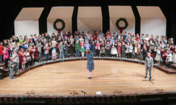 MCC Kindergarten and 1st-grade sing and dance for the Holidays