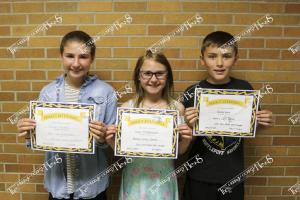 Elementary Awards 2019.Perfect Attendance 4th
