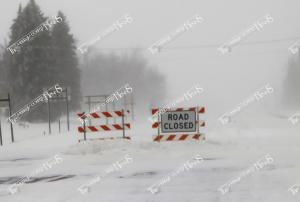 Ice.Storm.road closed. Hwy. 59
