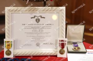 Dovary.purple heart award